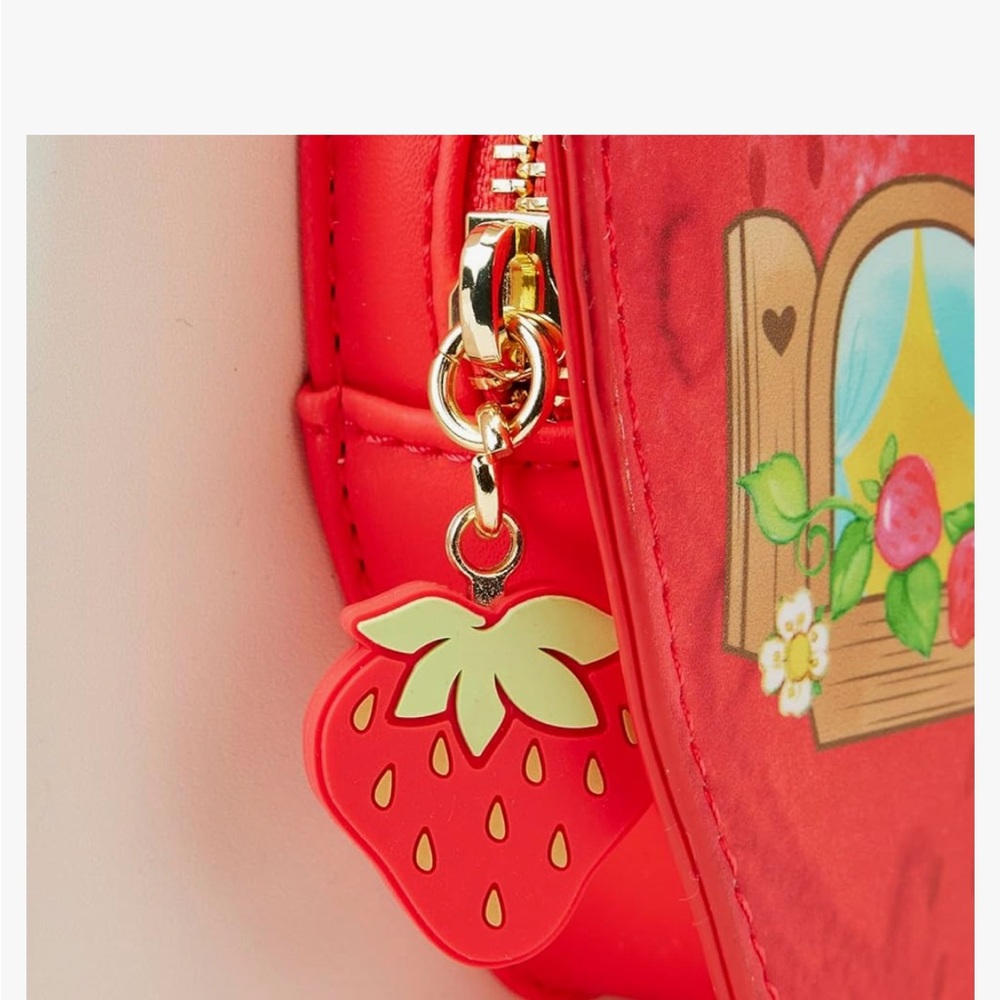 NWT! Loungefly Strawberry Shortcake Strawberry House
Scented Mini Backpack - Picture 5 of 14